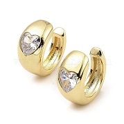 Серьги-каффы из латуни с реечным покрытием KK-B077-33G