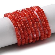 Нити бусин из натуральных пресноводных ракушек SHEL-P017-01B-07