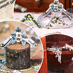 5 пакетик 5-х цветных декоративных наклеек в виде цветов для животных&nbsp;DIY-SP0005-51B