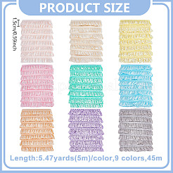 45м 9-х цветная полиамидная пряжа кружевная отделка OCOR-NB0002-33