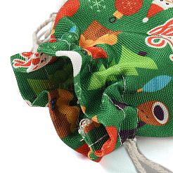 Sacs de rangement imprimés en tissu sur le thème de Noël&nbsp;ABAG-F010-02B-02