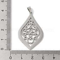Pendentifs en acier inoxydable 304 anti-ternissement&nbsp;STAS-U010-13P