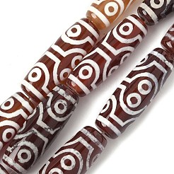 Нити бусин дзи в форме риса в тибетском стиле G-A269-A24-01