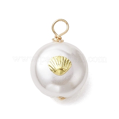 Pendenti di perle imitazione plastica abs&nbsp;PALLOY-JF02601-04