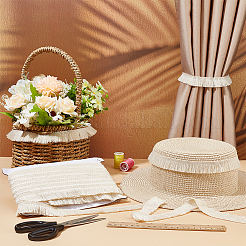 Лента с кисточками из полиэстера длиной 25 м.&nbsp;OCOR-WH0091-27A