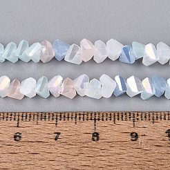 Imitazione placca perle di vetro giada fili&nbsp;EGLA-Q135-03A-A01