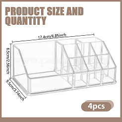 4 présentoir de rangement cosmétique en acrylique&nbsp;ODIS-GO0001-23
