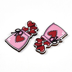 Печатные подвески дерева WOOD-T032-04N