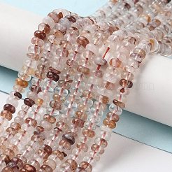 Натуральный красный гематоидный кварц / нити из железистого кварца G-H292-A07-01