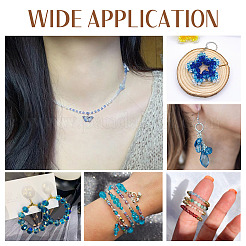 4 нить 4 вида прозрачных стеклянных бусин&nbsp;GLAA-TA0002-61