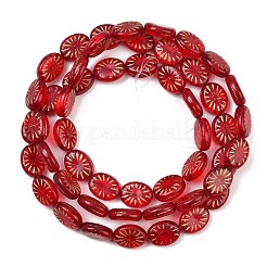 Чешские прессованные стеклянные бусины GLAA-I061-24