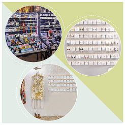 100 шт. шестиугольник с цветочным узором из бумаги для демонстрации ювелирных изделий DIY-PH0013-47