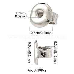 50 шт. Железные гайки для ушей IFIN-FS0001-55