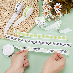 4 рулон 4-цветной репсовой ленты с принтом в виде спортивного мяча&nbsp;OCOR-PH0004-07C