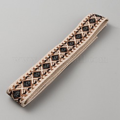 50 ярд полиэфирной ромбовидной ленты в этническом стиле OCOR-WH0085-15C