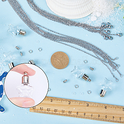 Набор для изготовления ожерелья из бутылки желаний своими руками GLAA-SC0001-85B