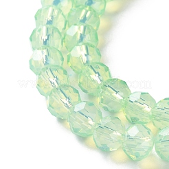Peinture de cuisson perles de verre transparentes brins&nbsp;DGLA-A034-J6MM-D02