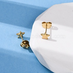 Серьги-гвоздики из нержавеющей стали 304&nbsp;EJEW-Z134-04G