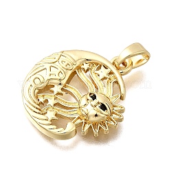 Латунные микро проложить кубического циркония подвески&nbsp;KK-P336-06G