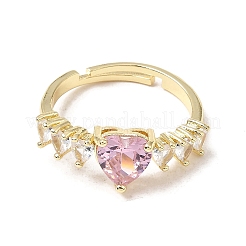 Manschettenringe aus Messing mit Zirkonia-Pavé&nbsp;CU-CBA5C10-02G