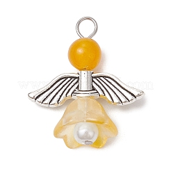 Pendentifs en perles de verre nacrées&nbsp;PALLOY-JF03205-03