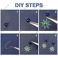DIY-Set zur Herstellung von Vintage-Ohrhängern&nbsp;DIY-SC0018-40
