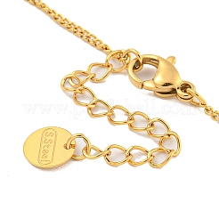 Ожерелья из нержавеющей стали 304 с цепочкой из троса NJEW-P311-03C-G