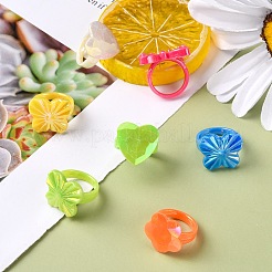 День Святого Валентина подарки дети акриловые кольца&nbsp;RJEW-S618-M