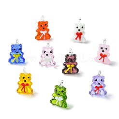 9шт 9 цвета подвески ручной работы лэмпворк&nbsp;LAMP-CJ0002-64