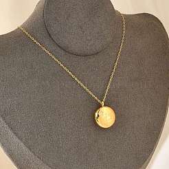 Ожерелья с подвесками в виде созвездий из нержавеющей стали 304 с прозрачным кубическим цирконием NJEW-R021-02G-05