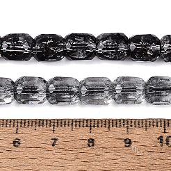 Transparent Knistern Glasperlen Stränge&nbsp;GLAA-Q108-04A-01
