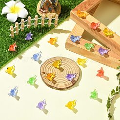 60шт. Фигурки ящериц из светящейся смолы двух цветов&nbsp;DJEW-CJ0001-16