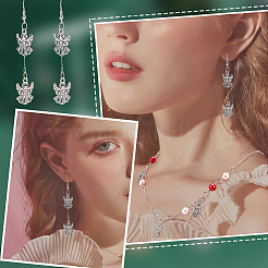 Подвески тибетского стиля TIBEP-PH0004-98