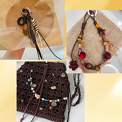 1 рулон экологически чистого корейского вощеного полиэфирного шнура&nbsp;YC-SP0001-03B