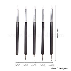 Double art de la tête différents outils de pointage et de sculpture&nbsp;MRMJ-Q059-008