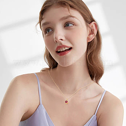 16 шт. 8-цветные подвески из настоящей латуни с покрытием из 18-каратного золота и инкрустацией из кубического циркония&nbsp;ZIRC-HS0001-05