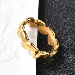 Fingerring aus Edelstahl 304&nbsp;RJEW-C125-01G