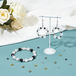 420 шт. 6 цвета бусины из сплава в тибетском стиле&nbsp;TIBEB-PH0004-89