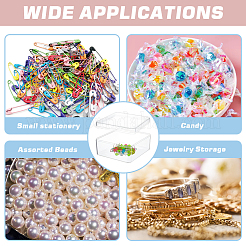 Квадратные акриловые ящики для хранения CON-WH0092-49