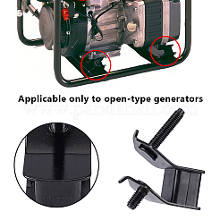 4 Stück Pufferfüße für Eisengeneratoren&nbsp;AJEW-WH0410-136