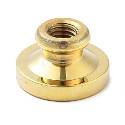 Cabezales de sello de latón con sello de cera en tono dorado&nbsp;STAM-P002-01G-08