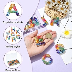 26шт 26 стиля прозрачные подвески из эпоксидной смолы CRES-YW0002-28F