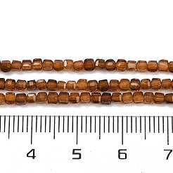 Гранат природный бисер нитей G-M096-B03-01