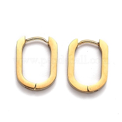 Orecchini a cerchio huggie in acciaio inossidabile 304&nbsp;STAS-J033-11B-G