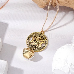 3 decoración colgante de campana de hierro.&nbsp;HJEW-JM02504