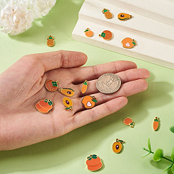 16 шт. 8 стиля эмалевых подвесок из нержавеющей стали 304&nbsp;STAS-TA0001-44