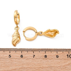 Серьги-кольца из нержавеющей стали 304&nbsp;LS-EJEW-F357-02G-01