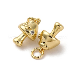 Латунные микро проложить кубического циркония подвески&nbsp;KK-P308-23G