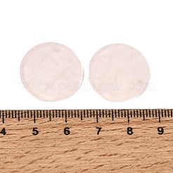 天然石ローズクォーツペンダント  ディスクチャーム  20x2mm  穴：1.2mm&nbsp;GG-CBA0BEB-05