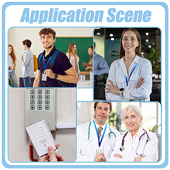 140 шт. пластиковая идентификационная карта&nbsp;AJEW-WA0001-25